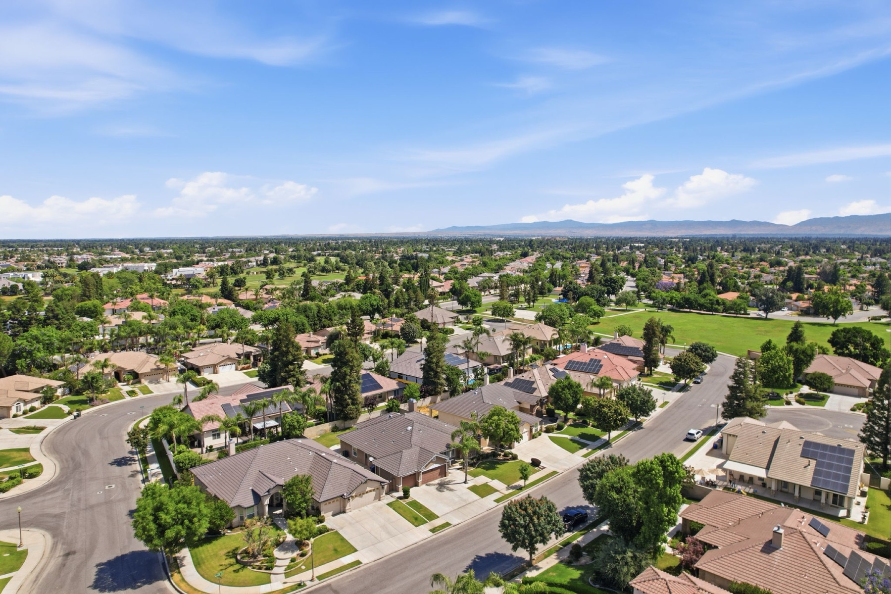 Neighborhood aerial photography