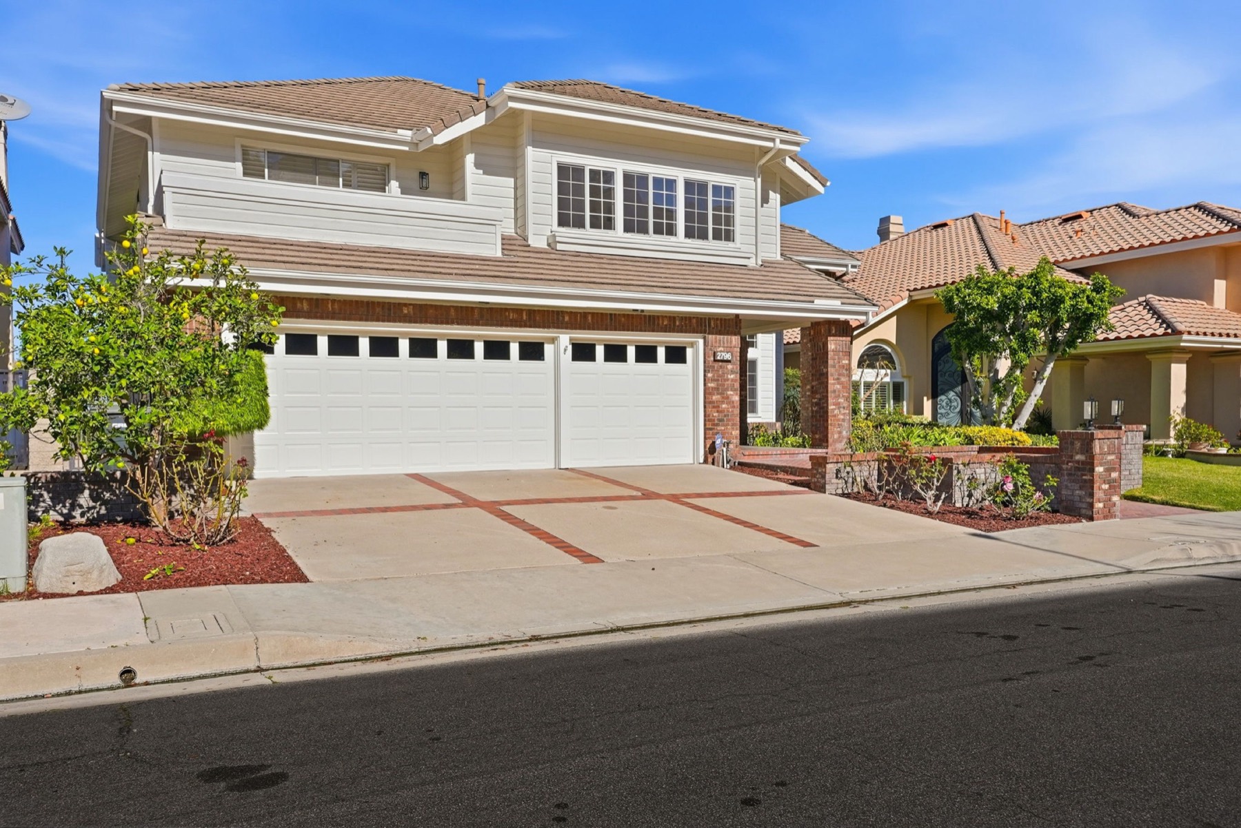Two-story home exterior photography